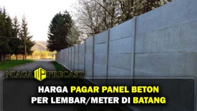Harga Pagar Panel Beton Batang