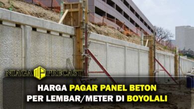 Harga Pagar Panel Beton Boyolali