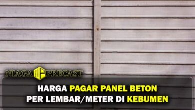 Harga Pagar Panel Beton Kebumen