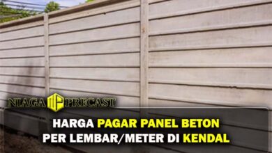 Harga Pagar Panel Beton Kendal