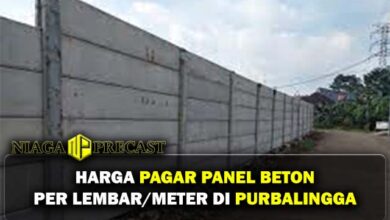 Harga Pagar Panel Beton Purbalingga