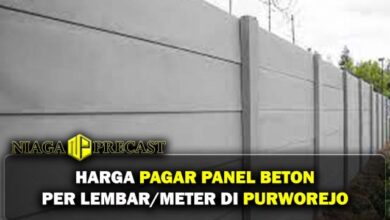 Harga Pagar Panel Beton Purworejo