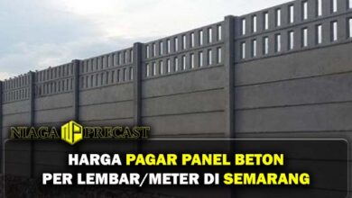 Harga Pagar Panel Beton Semarang